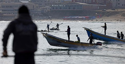عودة حركة الصيد في بحر غزة