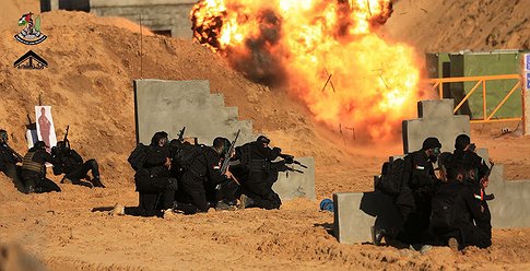تخللها خطف جنود.. الغرفة المشتركة بغزة تنفذ مناورة "الركن الشديد3"