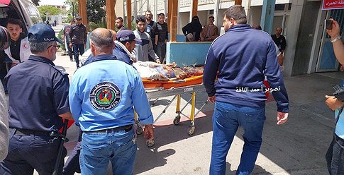 محدث: شهيد وإصابات بقصف جوي شرقي خانيونس