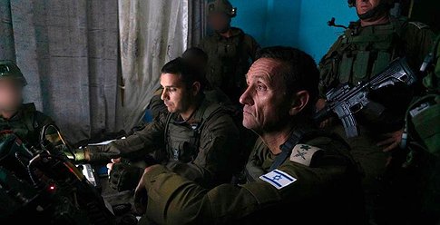 رئيس الأركان يزور بنفسه مسرح العمليات في جنين