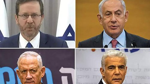 قادة الأحزاب الإسرائيلية يجتمعون في بيت الرئيس للتفاوض