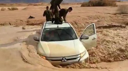إنقاذ قوة من الجيش الإسرائيلي من الغرق على الحدود الأردنية