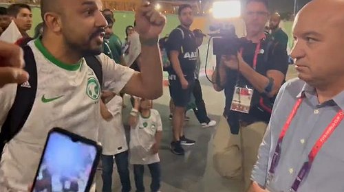 ردة فعل المشجعين في قطر من الصحفيين "الإسرائيليين"