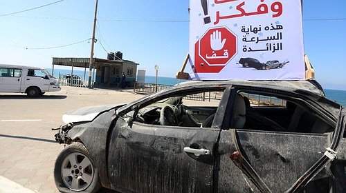 مصرع طفلة دهساً في خان يونس
