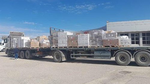 وصول قافلة مساعدات طبية إماراتية إلى غزة