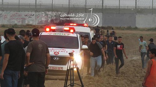 إصابات بإطلاق الاحتلال النار والقنابل على متظاهرين شرقي غزة