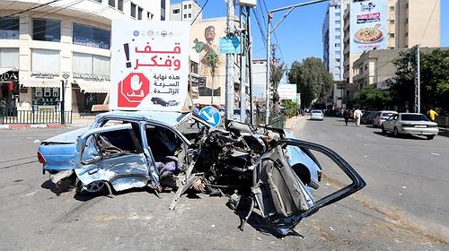 مصرع طفلة دهساُ بشاحنة في خان يونس