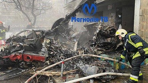 أوكرانيا: مقتل 16 شخصاً من بينهم وزير الداخلية بتحطم مروحية