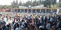 مئات القتلى والجرحى باستهداف حفل عسكري بالمُسيرات في حمص