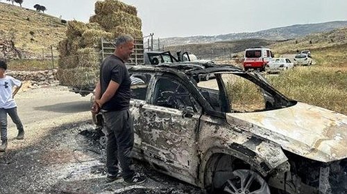 "حماس" تعقب على اعتداء المستوطنين لبلدة المغير برام الله